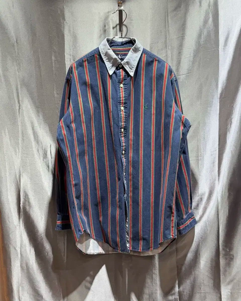 S ポロラルフローレン ウェスタン ストライプ バイ シャツ