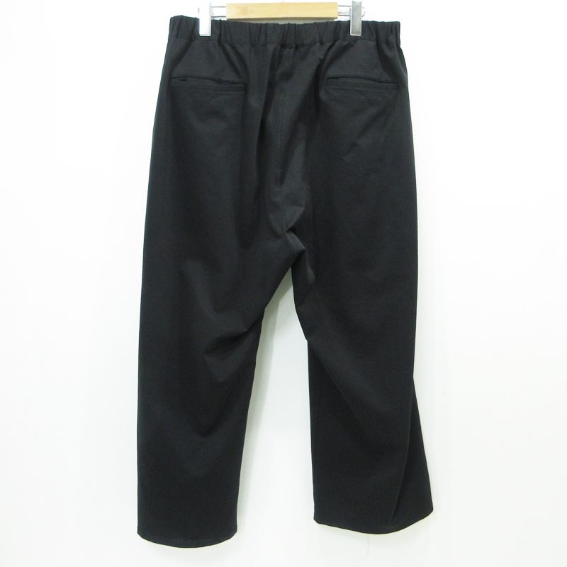 Graphpaper グラフペーパー ワイドシェフパンツ COMPACT PONTE WIDE CHEF PANT GM 253 40041 B ブラック サイズ 2 107