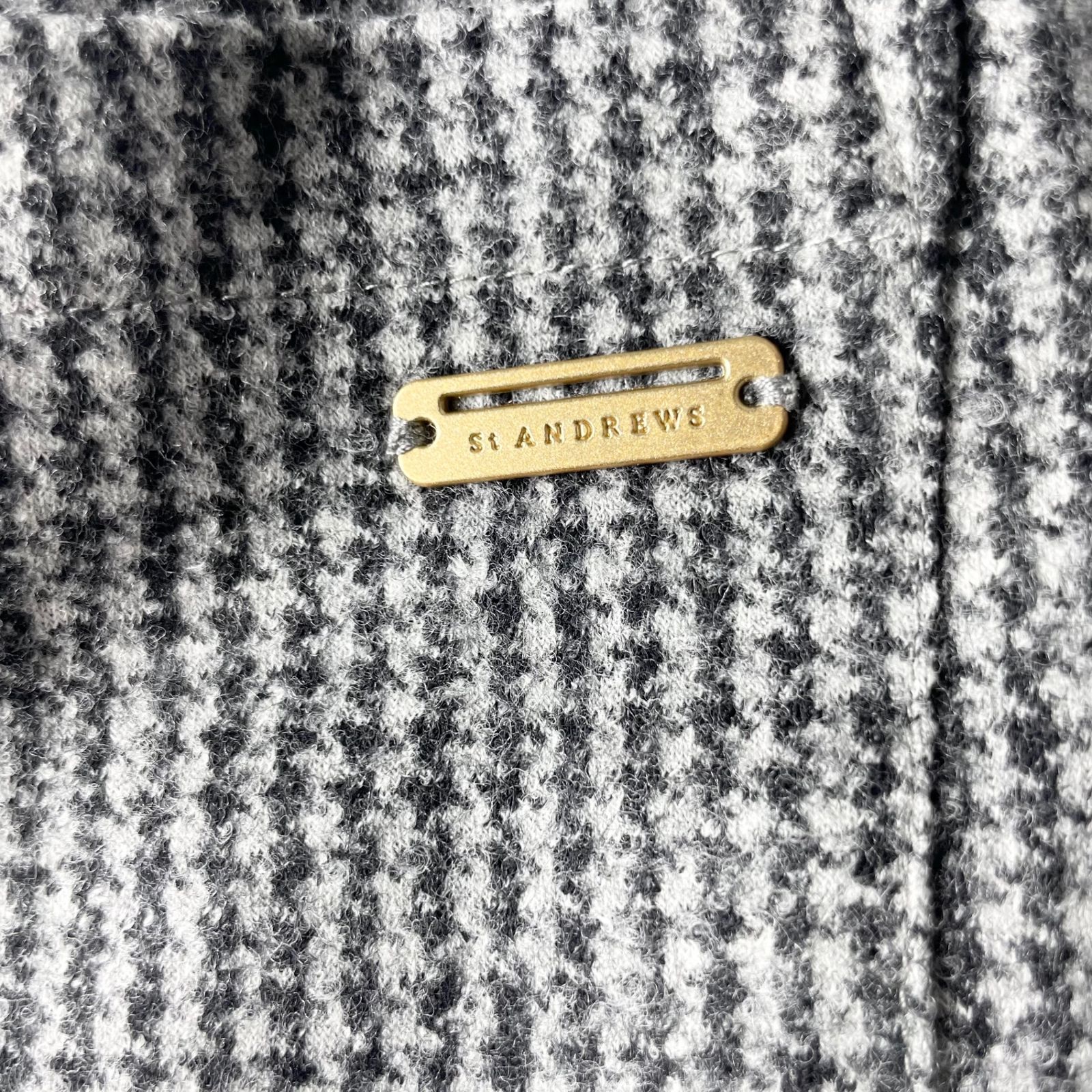 チェック柄 ウール