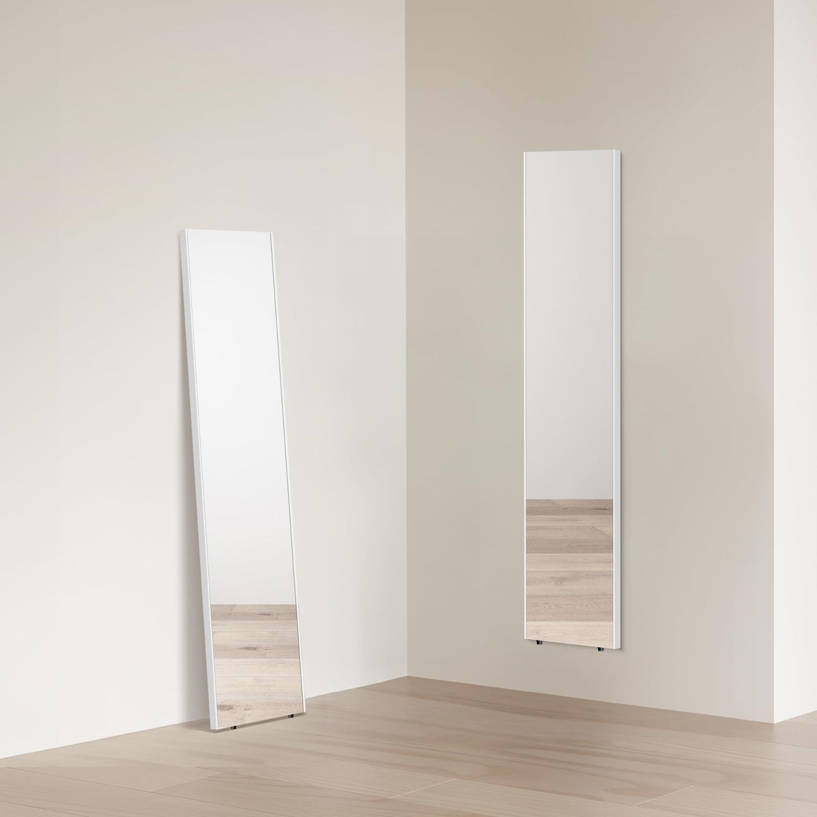 数量 ダンスミラー 全身見 立て掛け フィットネス 地震対策 アルミ合金フレーム 防災 フィルムミラー 安全 おしゃれ 壁掛け 姿見鏡 スタイリッシュミラー 全身鏡 銀 シルバー 割れない軽量鏡 鏡面フィルム採用