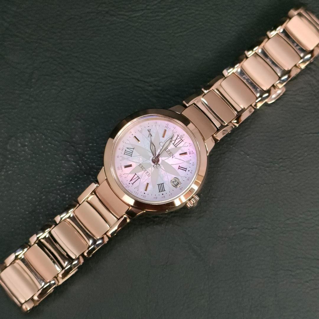 763-24 極美品 CITIZEN シチズン EXCEED エクシード サクラピンク