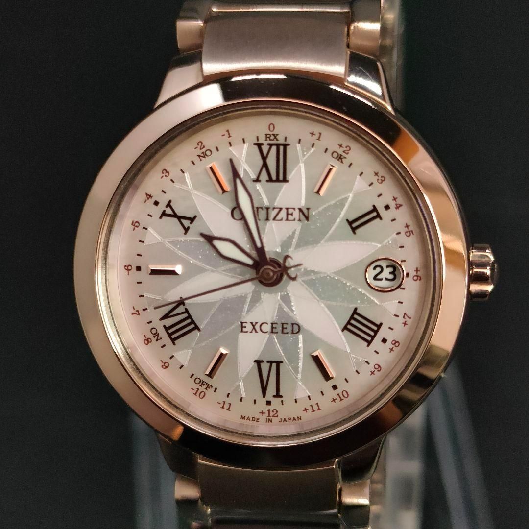763-24 極美品 CITIZEN シチズン EXCEED エクシード サクラピンク