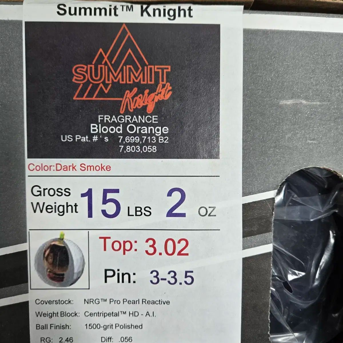  15パウンド ストーム サミット NIGHT ボーリング 球 ボウリング スポーツ