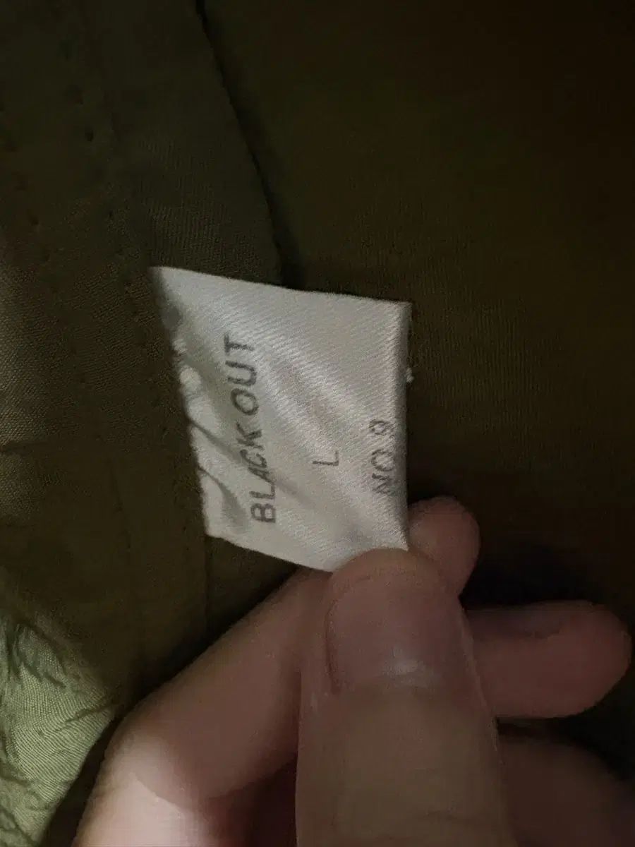 ブラックアウト ma-1 L