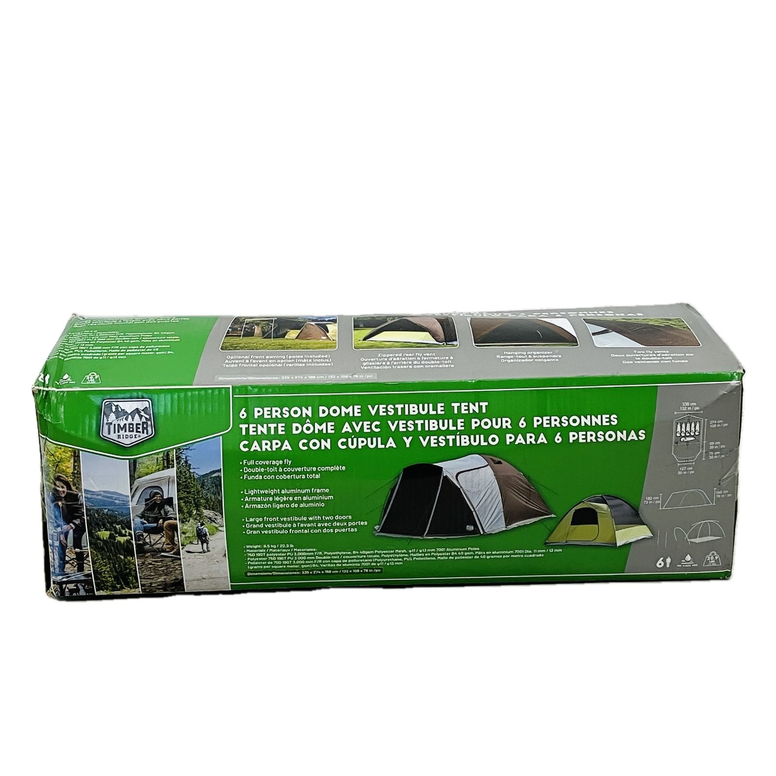 ティンバーリッジ 98539 6人用 テント アウトドア キャンプ C10598603