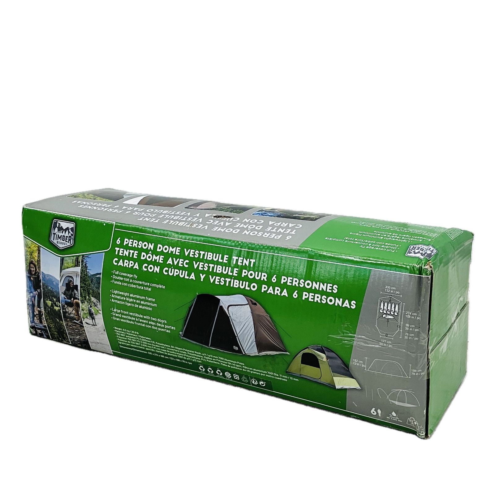 ティンバーリッジ 98539 6人用 テント アウトドア キャンプ C10598603
