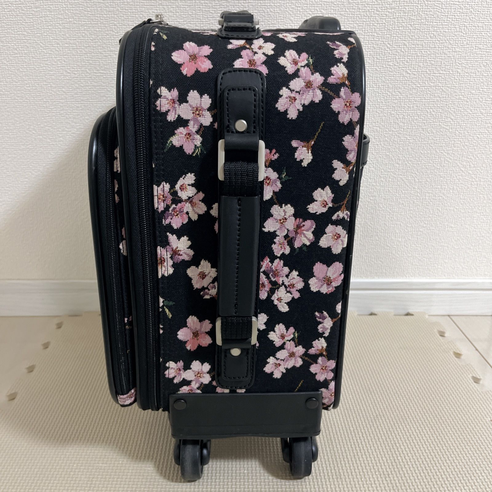 旅行用品 スワニー SWANY キャリーケース 花柄 桜 機内持ち込みサイズ