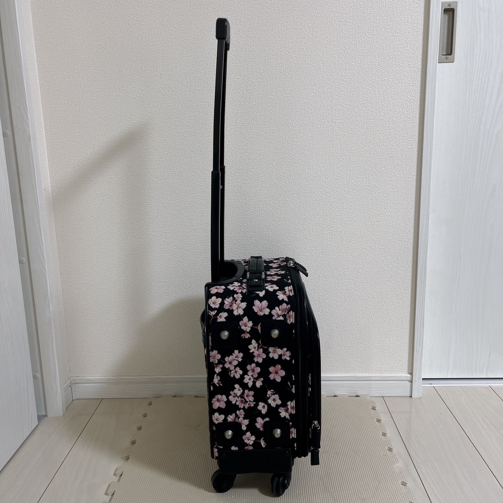 旅行用品 スワニー SWANY キャリーケース 花柄 桜 機内持ち込みサイズ