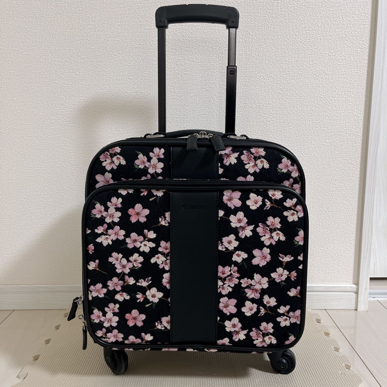 スワニー花柄 キャリーケース 旅行用品 スワニー SWANY キャリーケース 花柄 桜 機内持ち込みサイズ