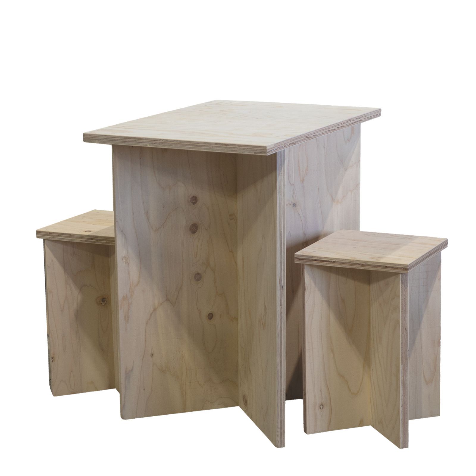 現品限り オリジナル ダイニングテーブル チェア2脚セット 椅子 机 合板 木製品 木工品 収納 組み立て不要 大型便 カフェテーブル