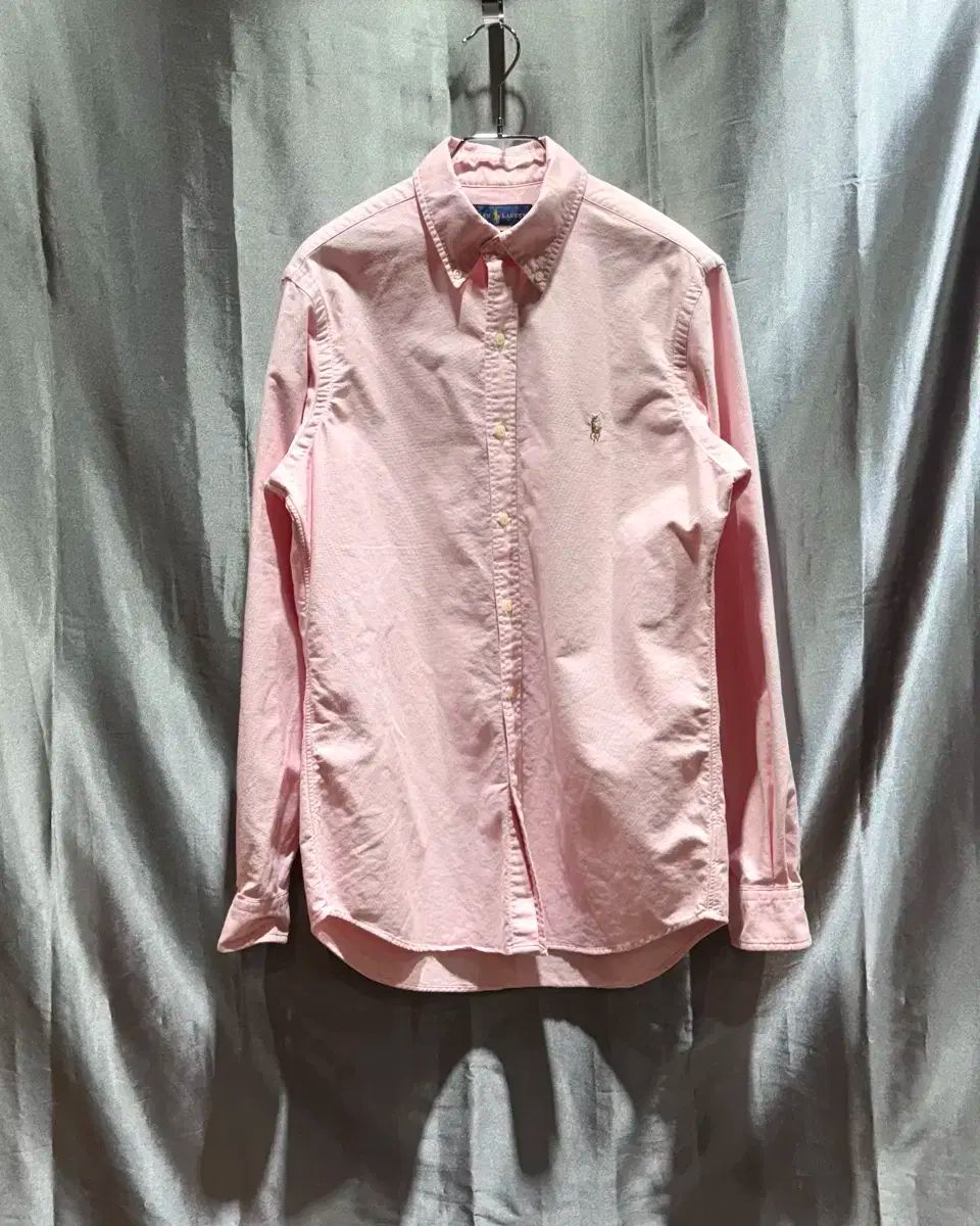 S POLO RALPH LAUREN クラシックフィット ピンク ボタン シャツ