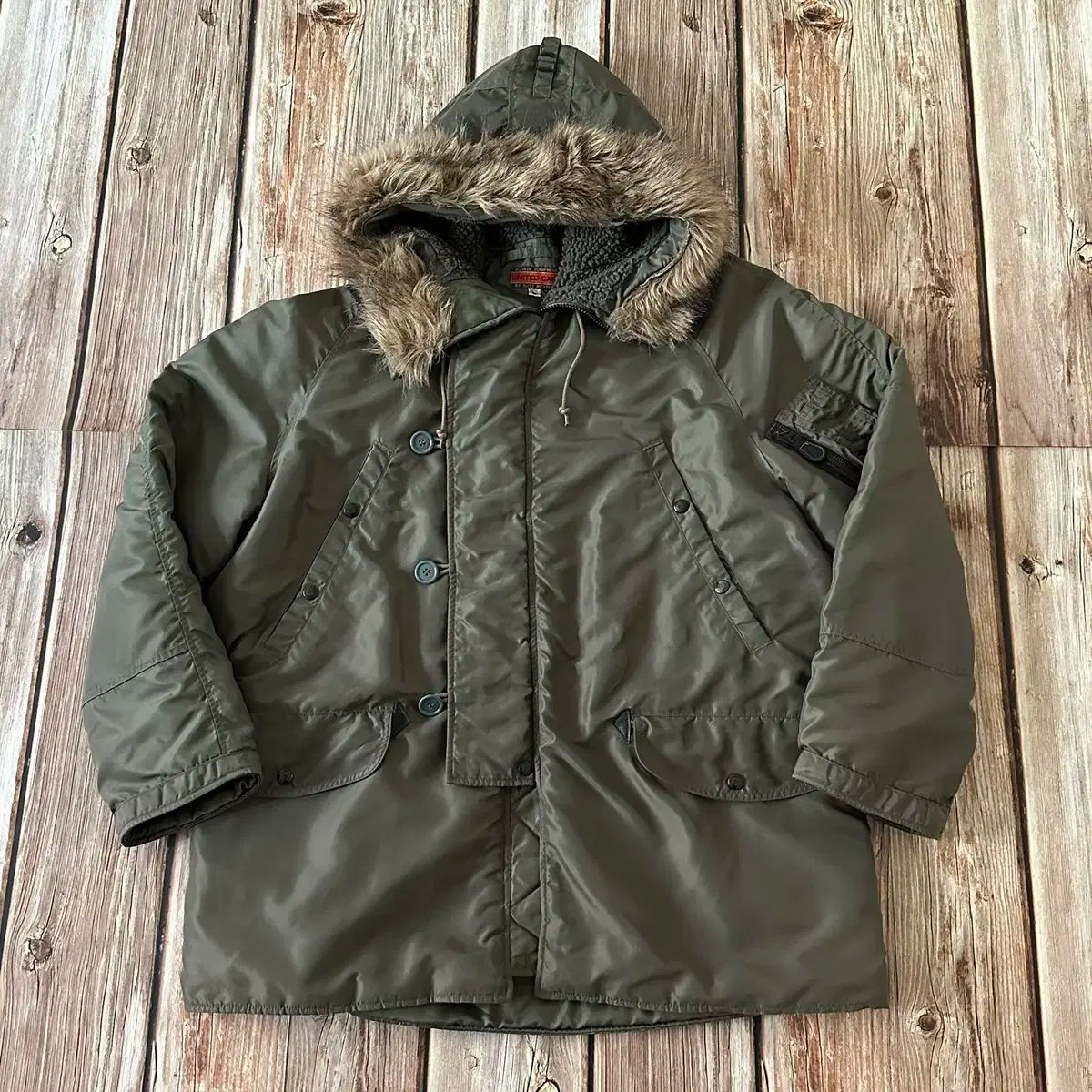 ユナイトカ by バズリクソンズ N3B ジャケット オリーブ L サイズ