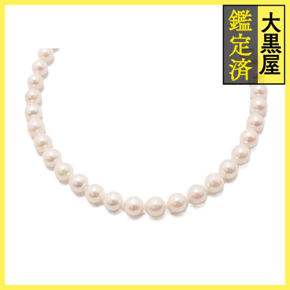 ノンブランドジュエリー ネックレス イヤリングセット SV シルバー アコヤ養殖真珠宇和島産 460