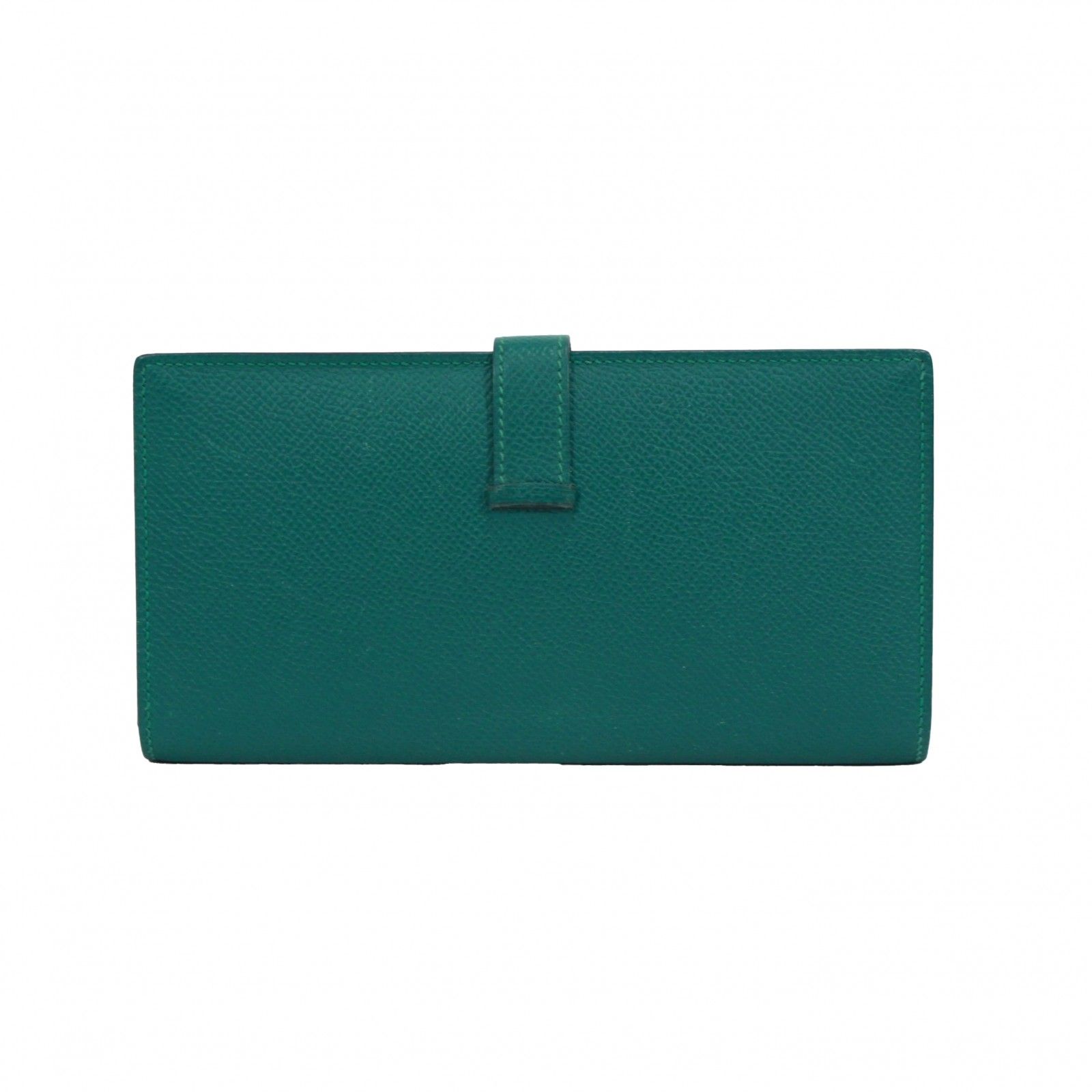 HERMES エルメス ベアン 長財布 ヴォーエプソン マラカイト（グリーン