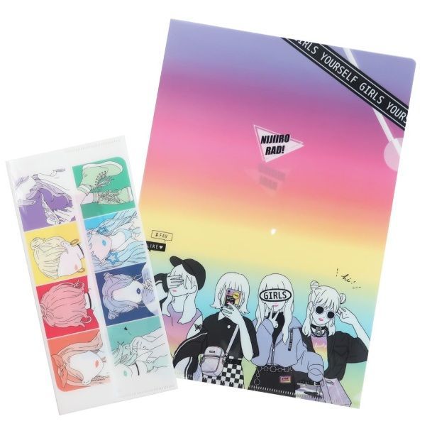 新品] クラックス クリアファイル A4 マスクも入る チケットホルダー