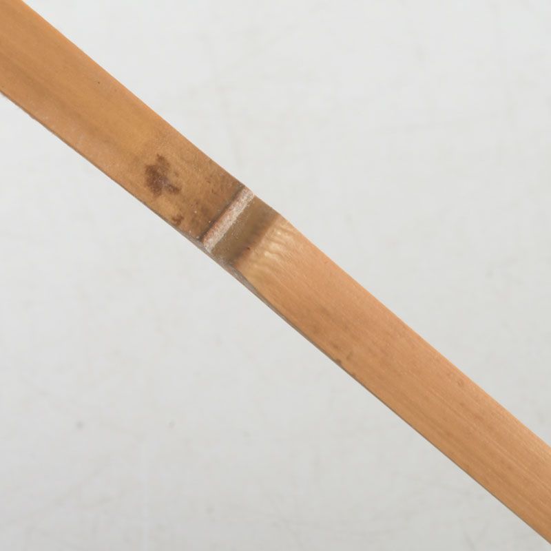 茶道具 宗竹作 白竹茶杓 共箱 前大徳福本積應書付 銘「涼風」 C S242