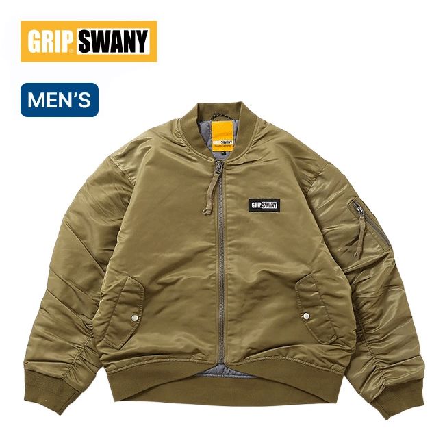 GRIP SWANY グリップスワニー ウォーターリペレントフライトジャケット GSMJ-057 カーキ