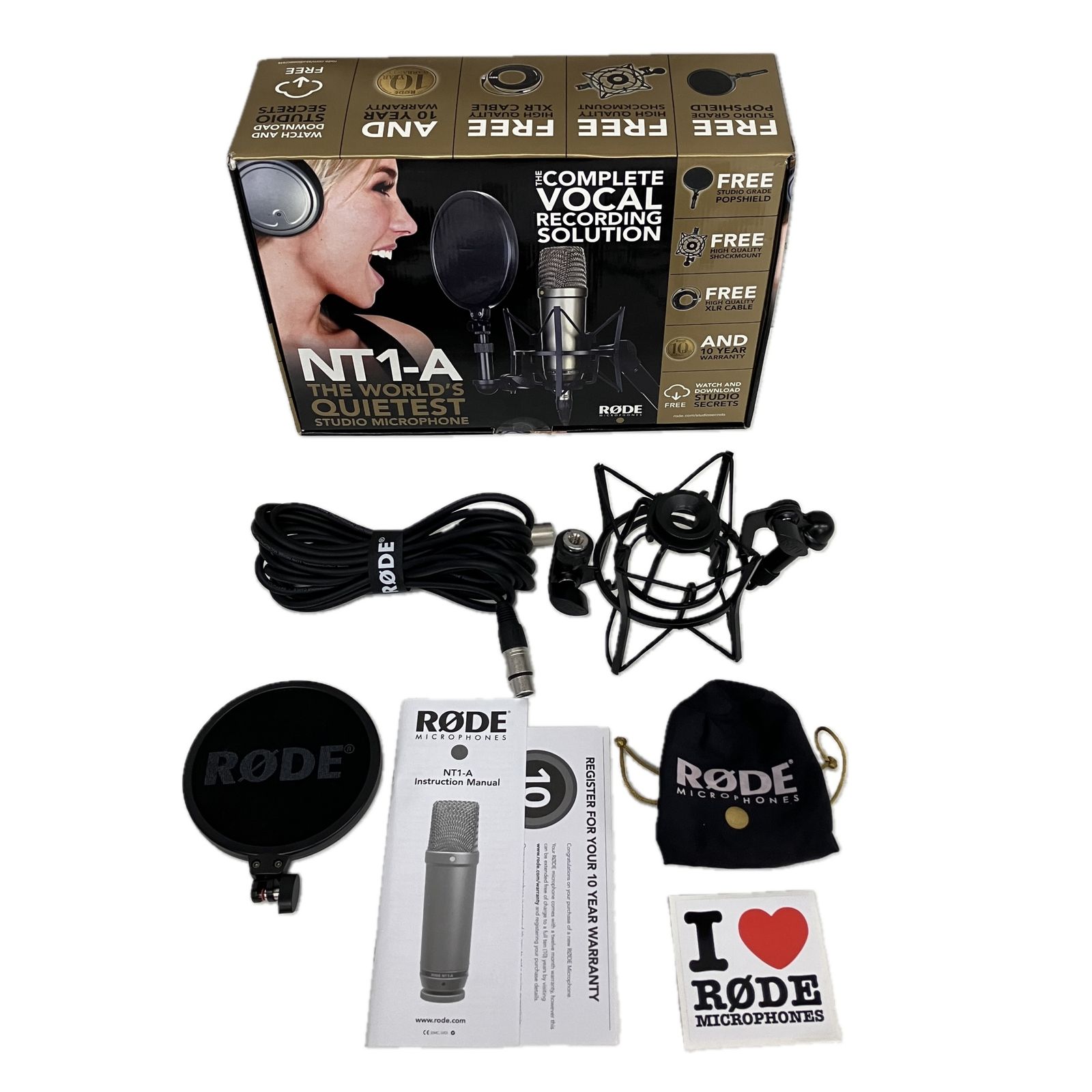 RODE NT 1 A マイクロフォンズ 単一指向性 ボーカル 宅録 コンデンサーマイク ロード