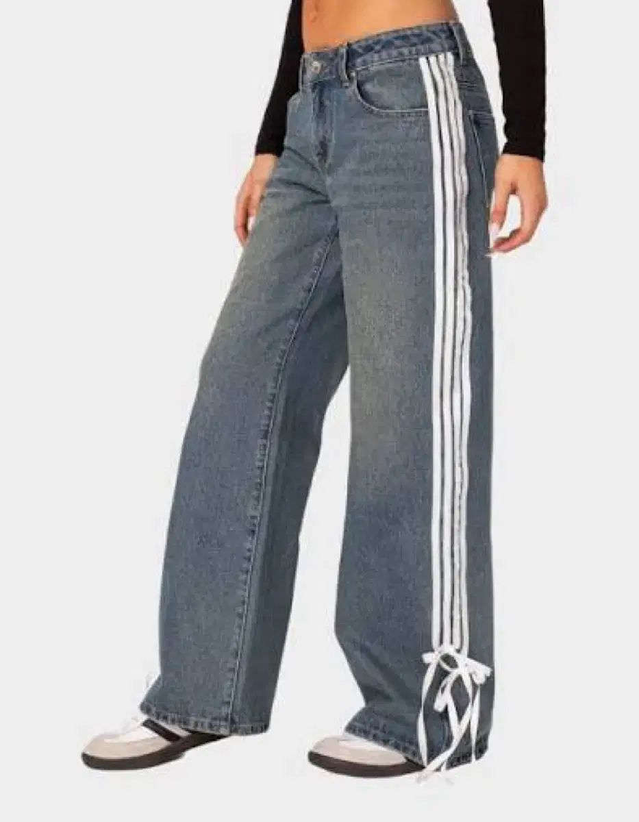  エディクテッド edikted ローライズ リボン ジーンズ その他 デニム ジーンズ