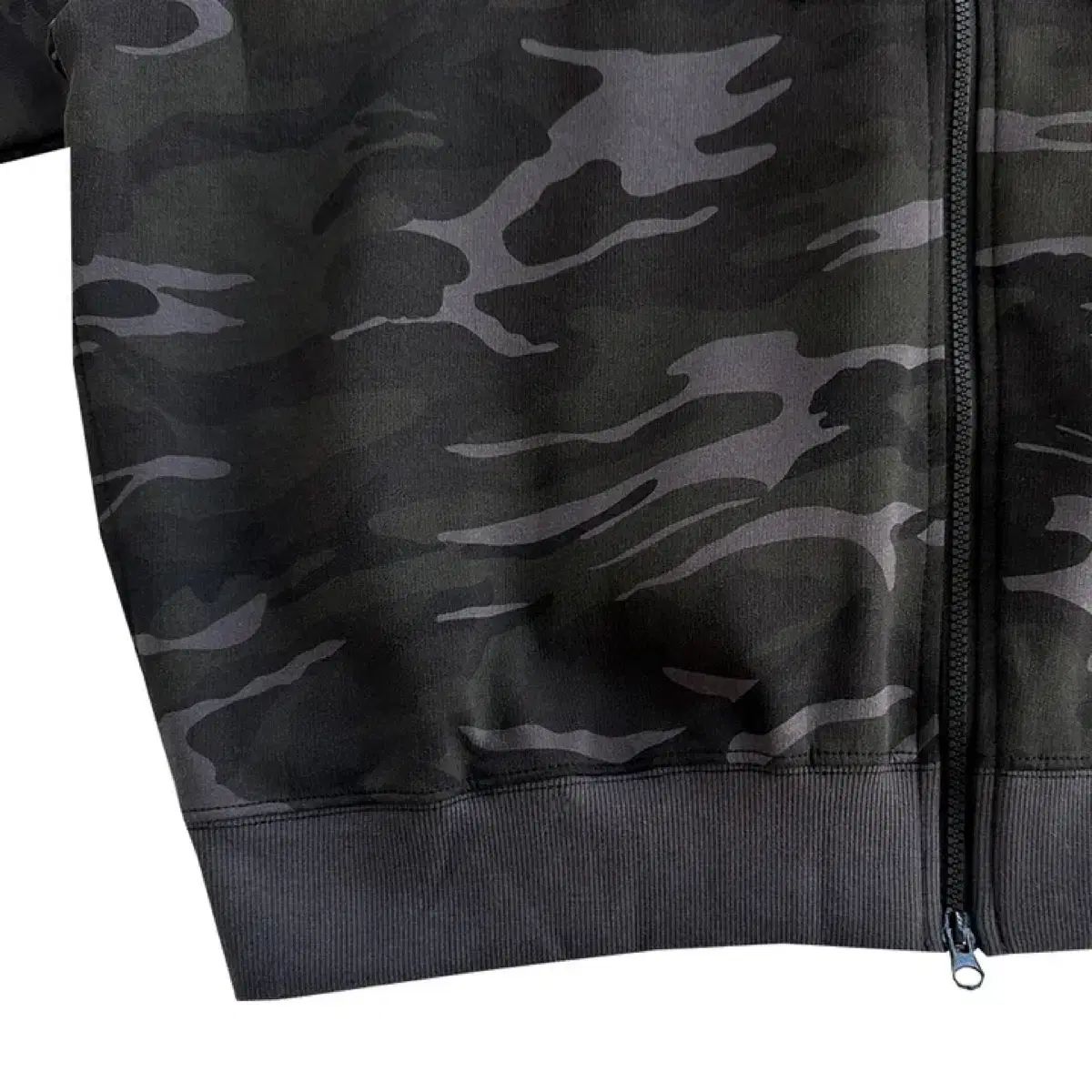  チャコール カモフラ 合포 フードジップアップ パーカー トップス