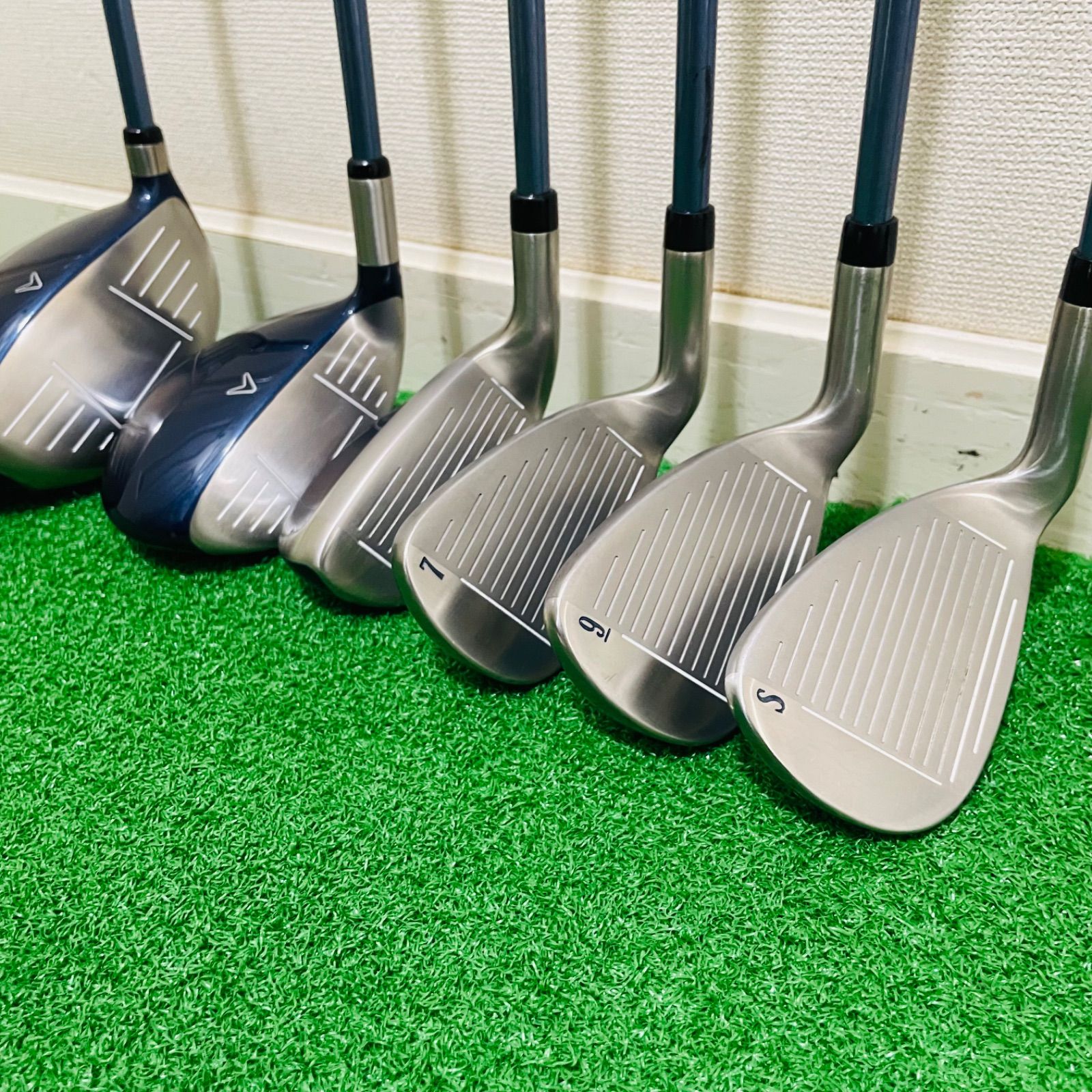 【100％品質保障!】 9280 Callaway GEMS キャロウェイ レディース 女性用 右利き ゴルフクラブ6本セット ドライバー ウッド ユーティリティ アイアン 激安大特集！