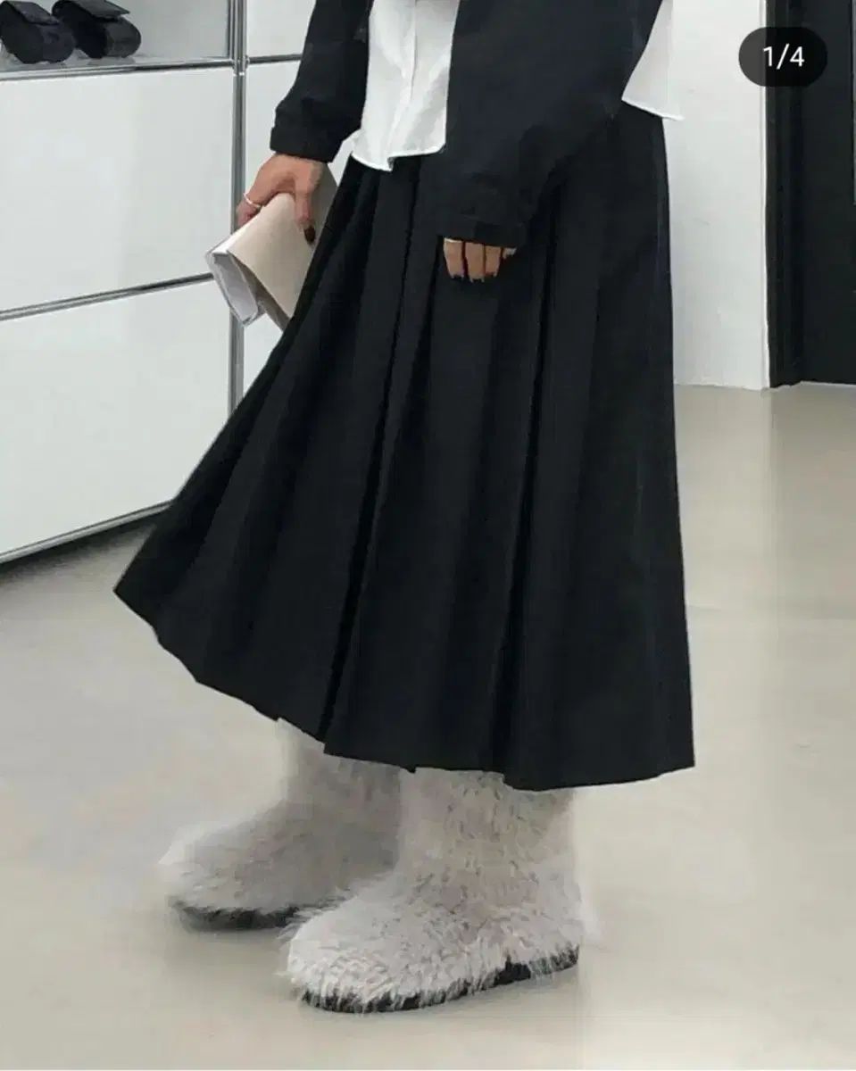 EPINGLER プリーツ ラップ スカート