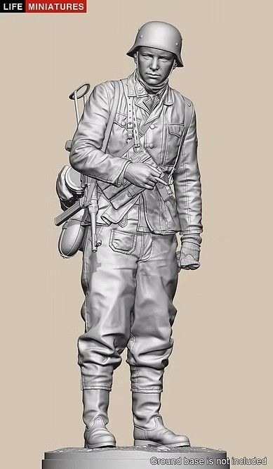 ライフミニチュア LM 16010 1 16 WWII ドイツ ポトー迎撃戦 ハンセン戦闘団の分隊長 バルジの戦い1944