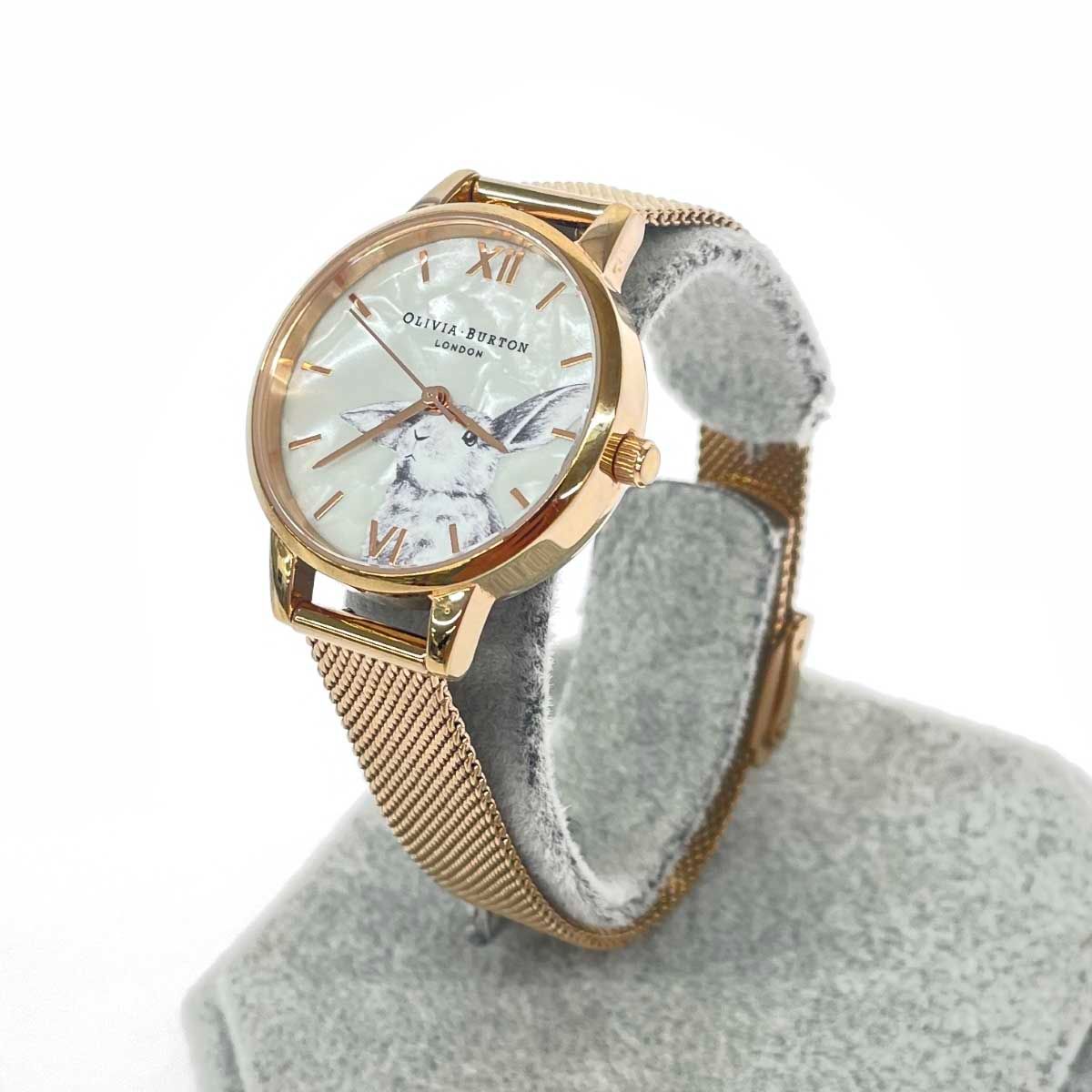【らら様お取り置き】オリビアバートン　ウィンターワンダーランド　うさぎ　腕時計 OLIVIA BURTON オリビアバートン クォーツ 腕時計 SS/ OBW0654