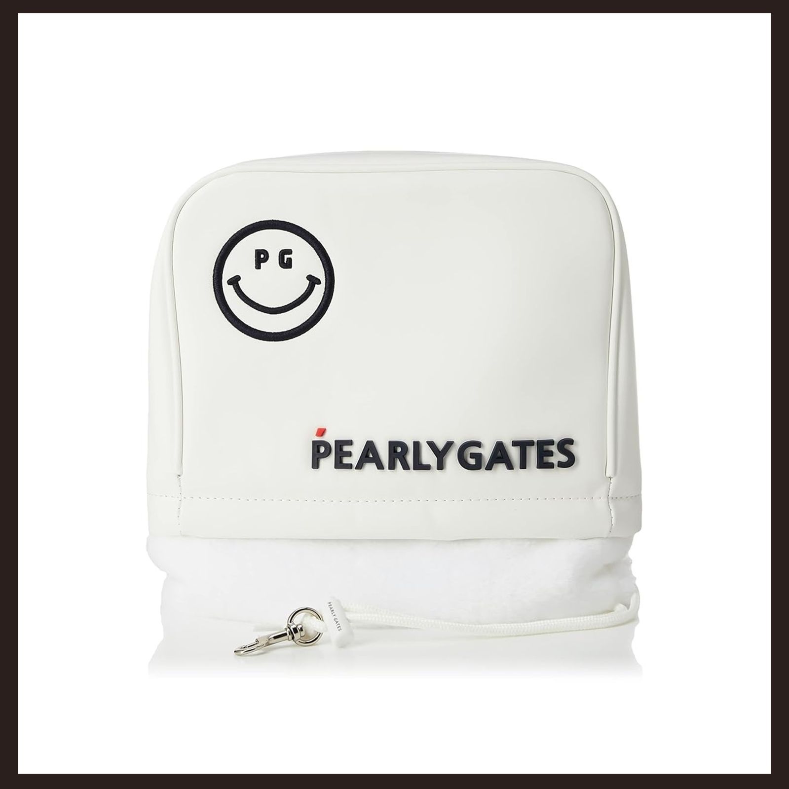 新品 未使用 パーリーゲイツ アイアン用 ヘッドカバー ホワイト