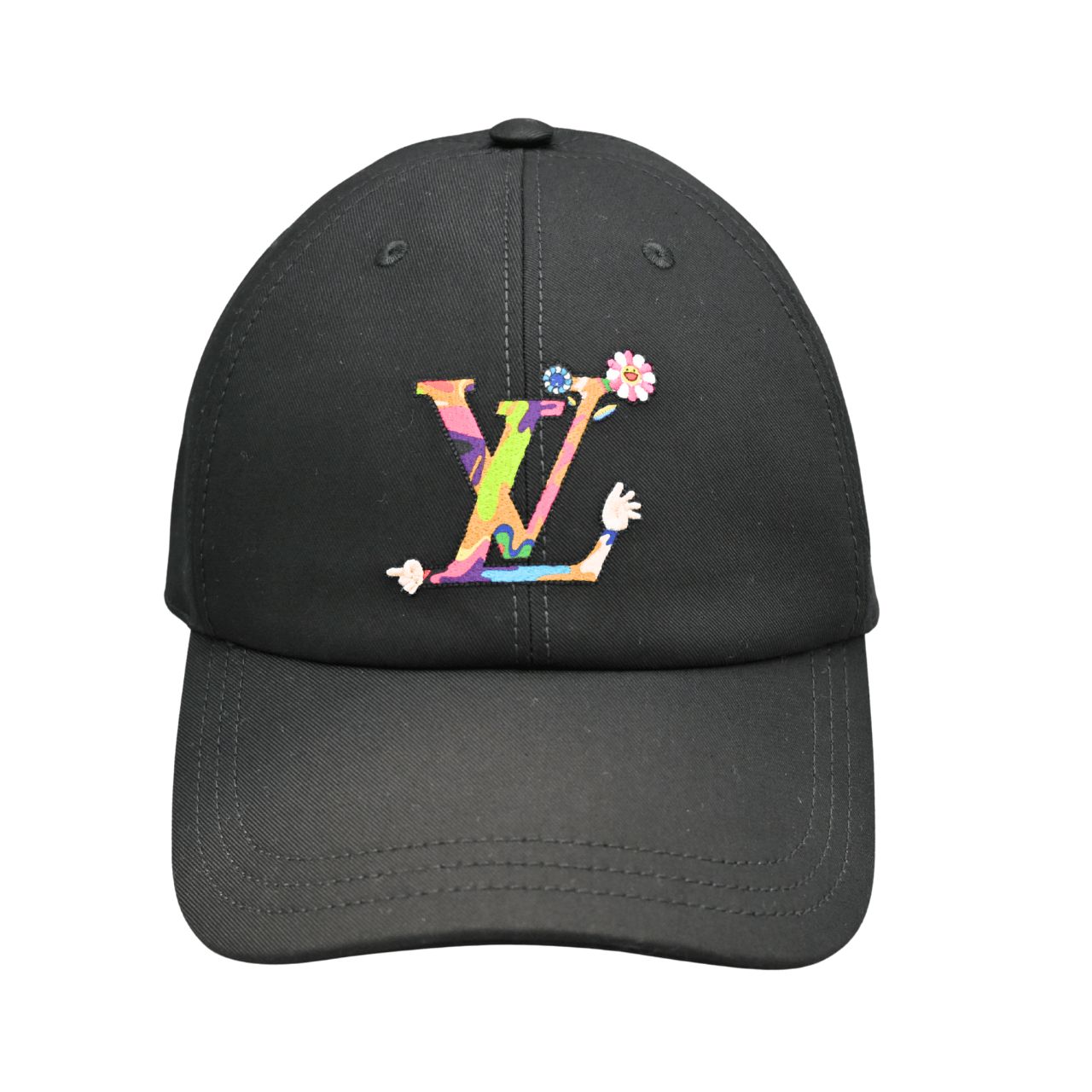 LOUIS VUITTON ルイヴィトン LV x TM スーパーフラットキャップ 村上隆 帽子 キャップ コラボ 23374