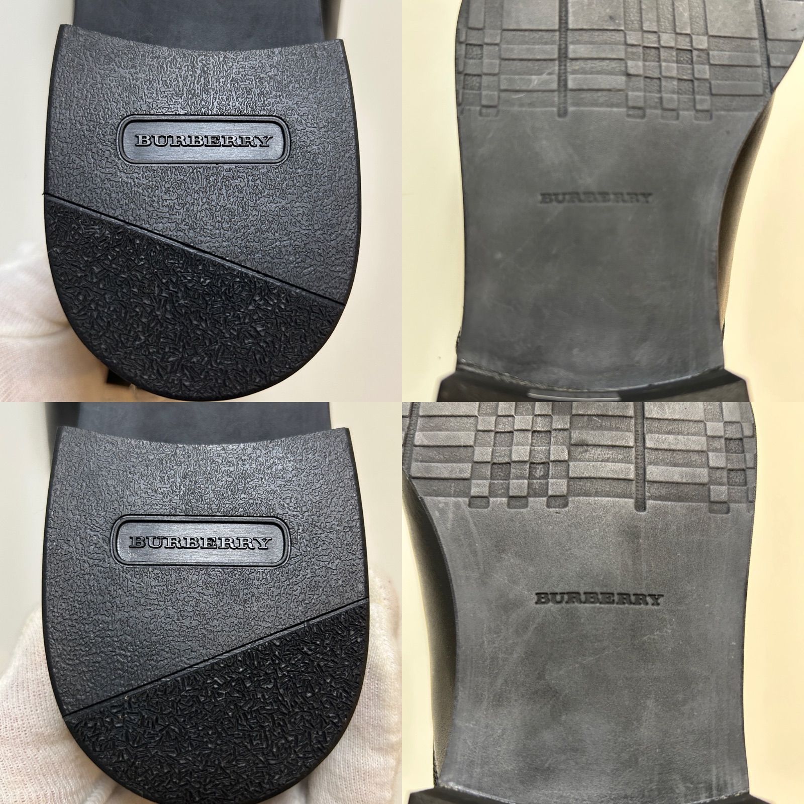 紐なし靴blackブラック黒色系25.5センチEEE3E