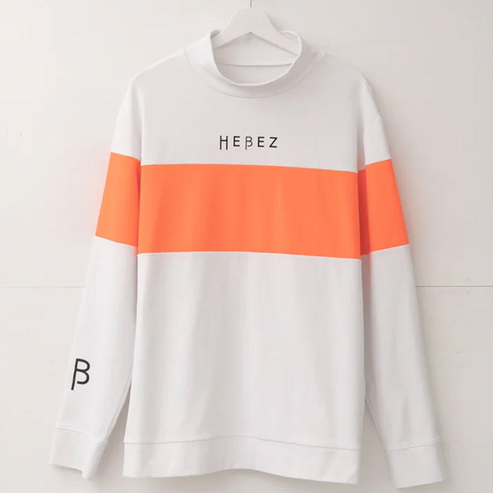 50 OFF HBBA-12-1 HEBEZ GOLF 裏フリースワイドラインロングスリーブモック ヘベズゴルフ ゴルフウェア