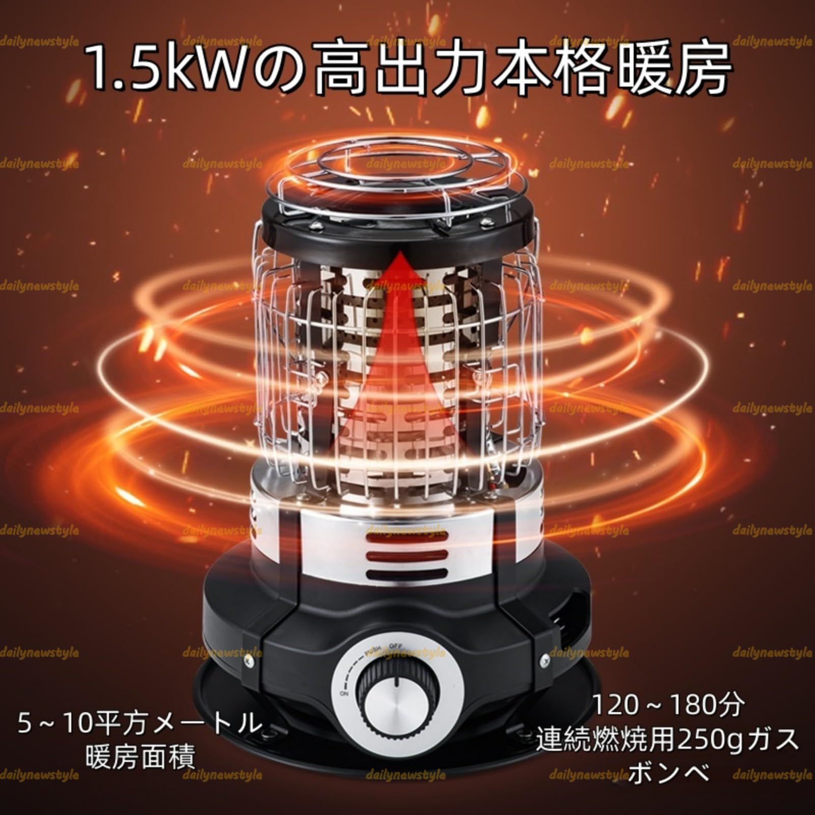 カセットガスコン ガスヒーター