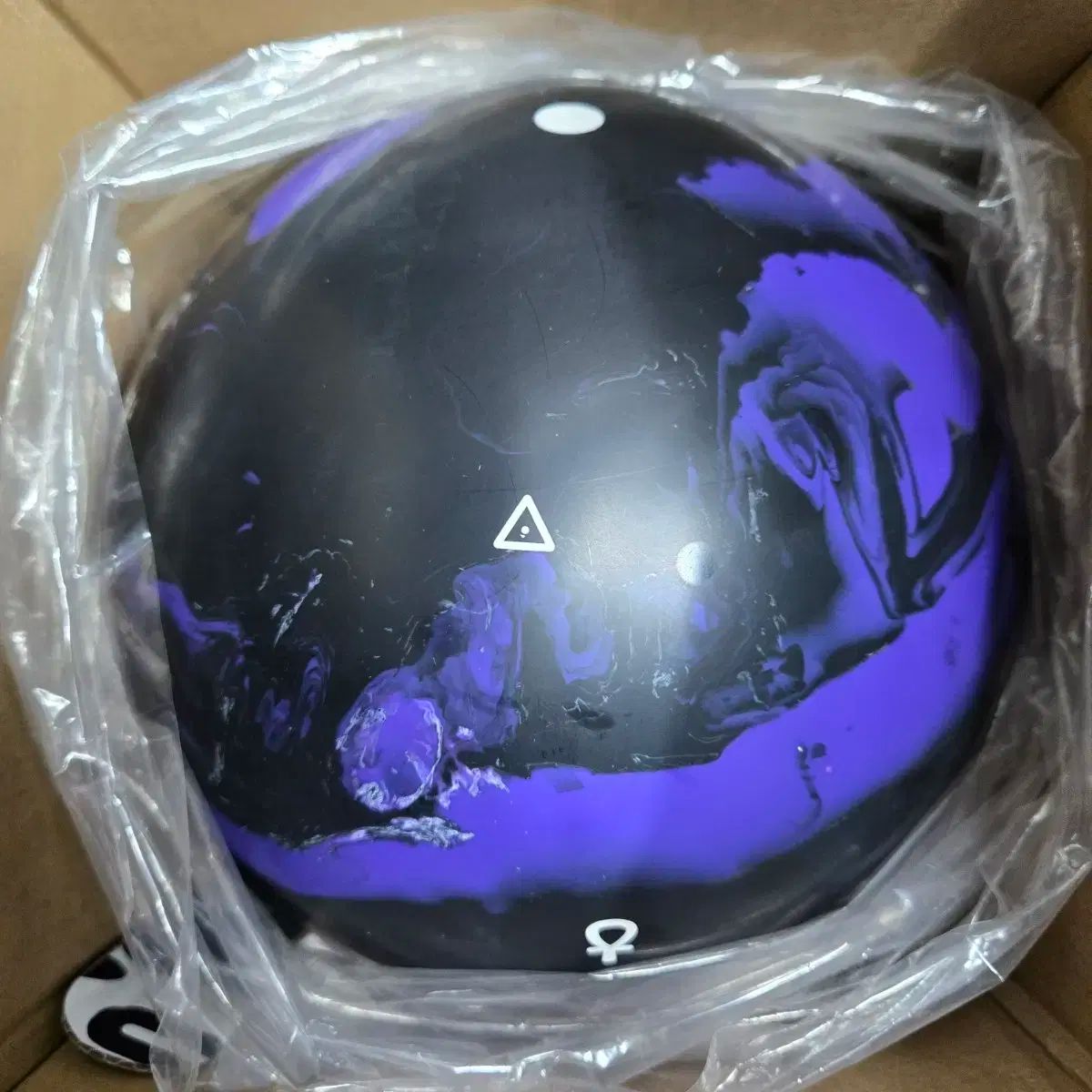 14パウンド 球 ピラミッド フォース PURPLE パープル ブラック ボーリング