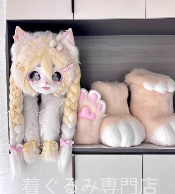 着ぐるみヘッド マスク 全頭ヘッド ケモノ ファースーツ ぬいぐるみ コスプレ コスチューム kigurumi