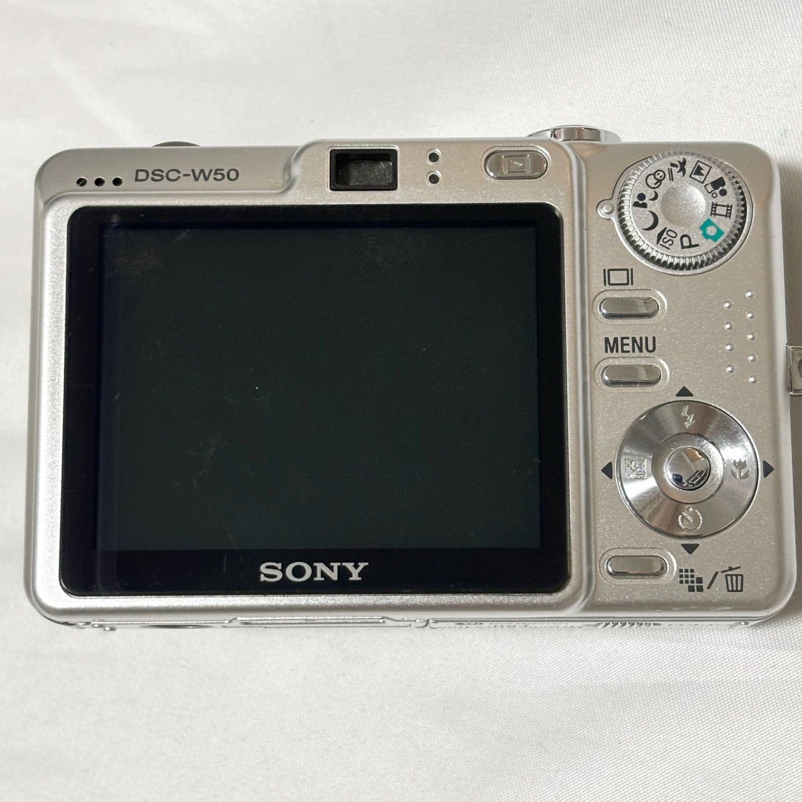 送料無料】SONY/ソニー/Cyber shot/サイバーショット/DSC-W50/シルバー