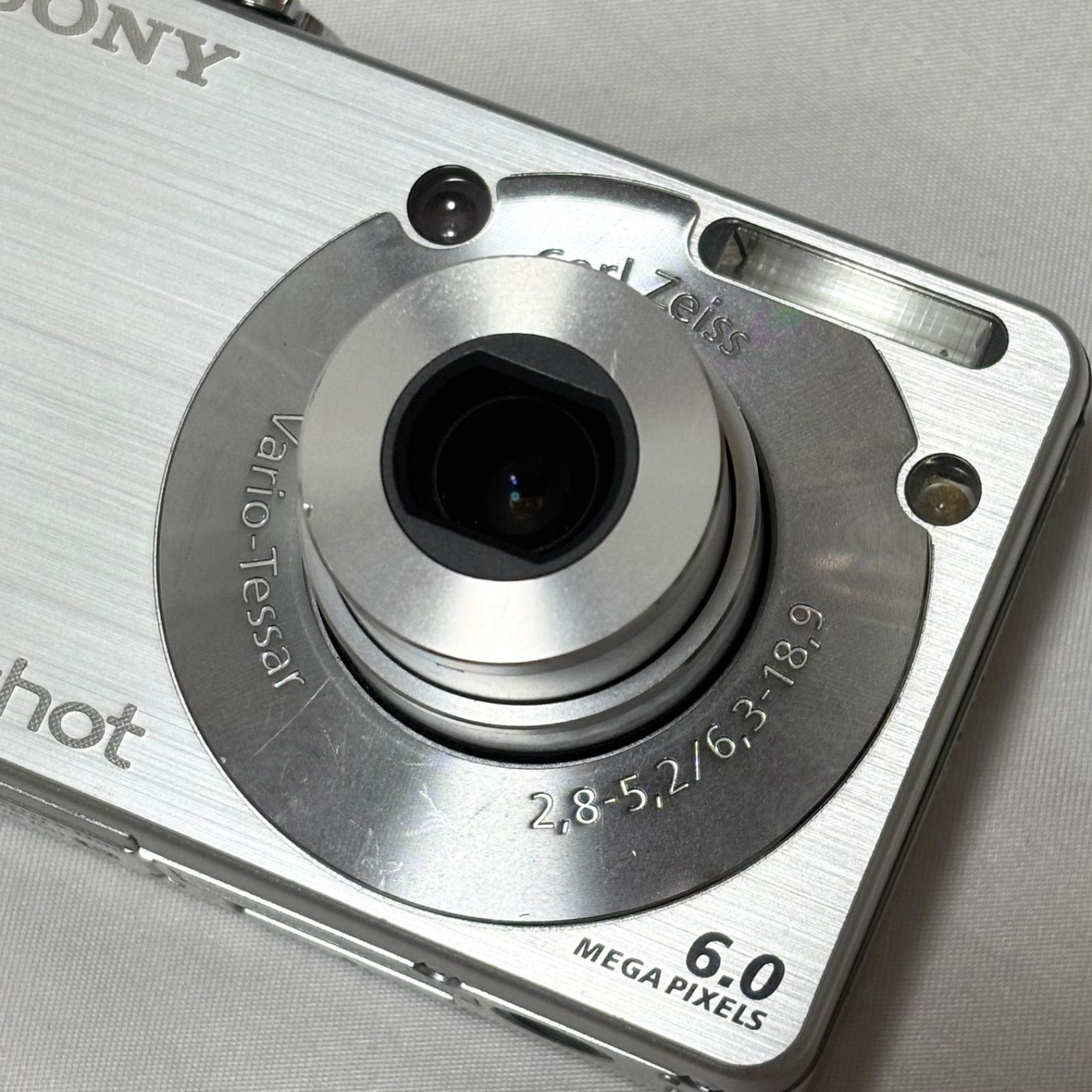 送料無料】SONY/ソニー/Cyber shot/サイバーショット/DSC-W50/シルバー