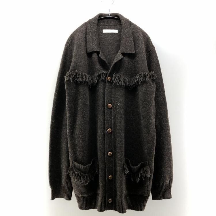 中古】NUMBER(N)INE 02AW ジョージ期 フリンジロングカーディガン