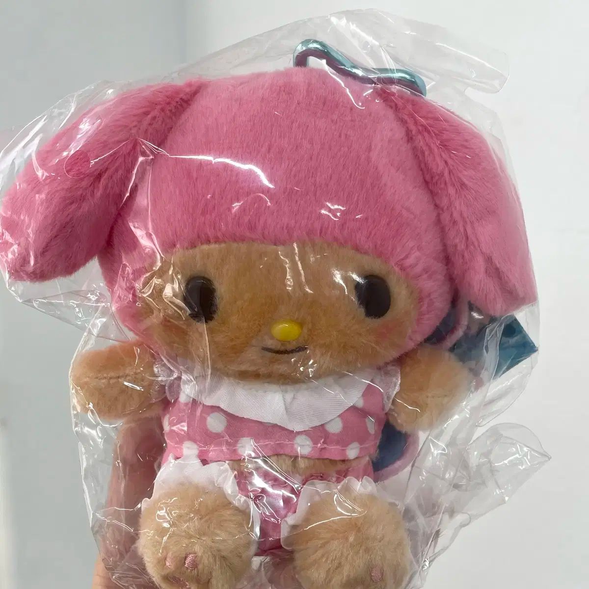 上海 サンリオ 正規品 タンニング マイメロディ マスコットホルダー ぬいぐるみ キーリング