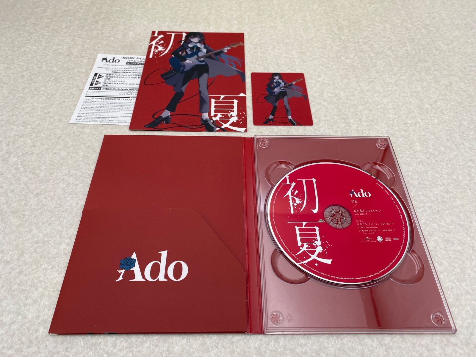 Ado 桜日和とタイムマシン with 初音ミク 初夏 CD アクリルスタンド