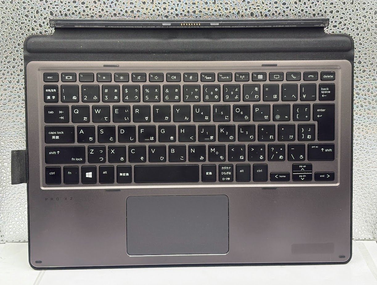 HP Pro x2 612 G2 専用キーボード（1FV38AA#ABJ）／日本語JIS配列