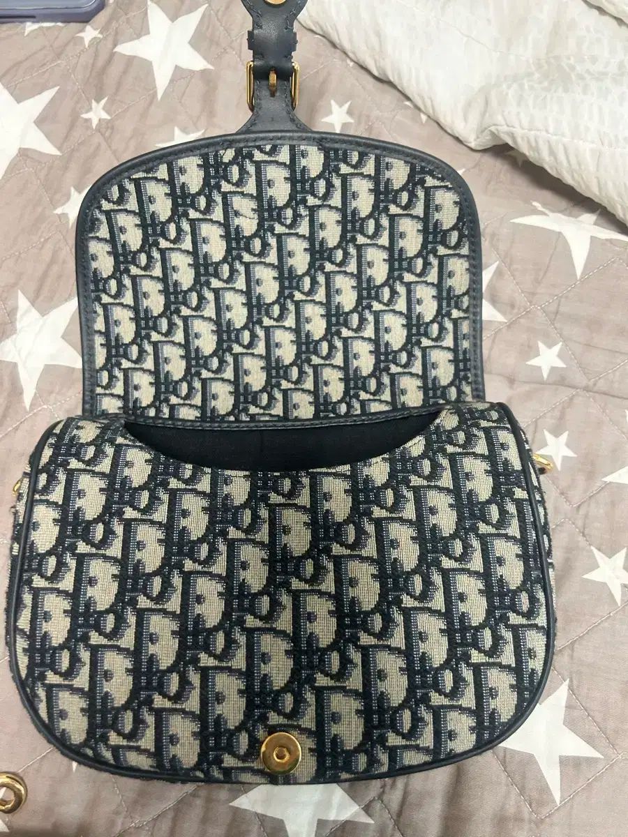 ディオール オブリーク ジャカード バッグ ミディアム ブルー