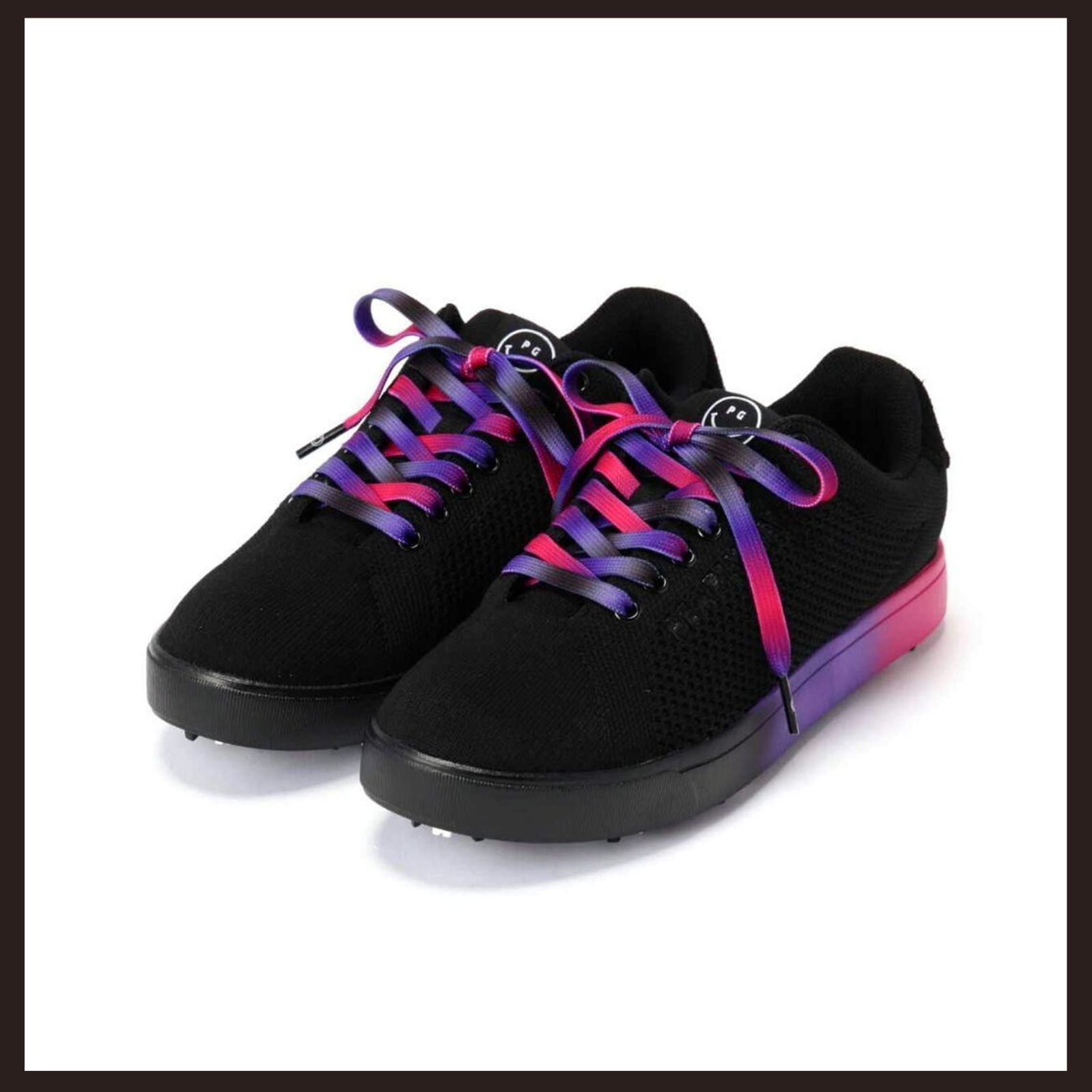 PEARLY GATES ゴルフシューズ ブラック 24cm パーリーゲイツ