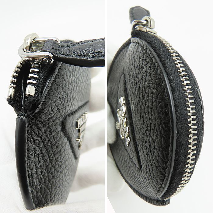  プラダ PRADA コインケース 財布 1 MM 006 2 BBE レザー 小銭入れ 25 k 287 黒 トライアングルロゴ F 0002 NERO 質屋 丸高 兵庫県 西宮市 実店舗あります ブランド プレゼント コインケース 小銭入れ 小物