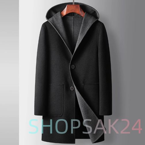 フード付き 両面着