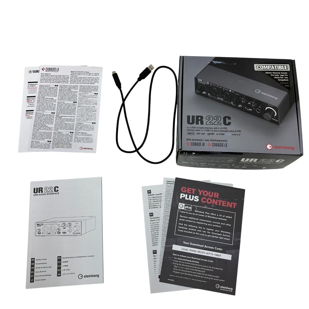 Steinberg UR22C オーディオインターフェース スタインバーグ 音響機材