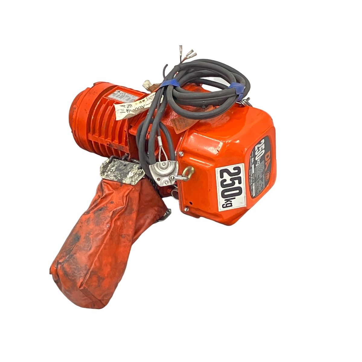 店頭受取 象印 ELEPHANT 三相200V 電動チェーンブロック 250kg 電動ホイスト 業務用 電動工具 ジャンク O10477511