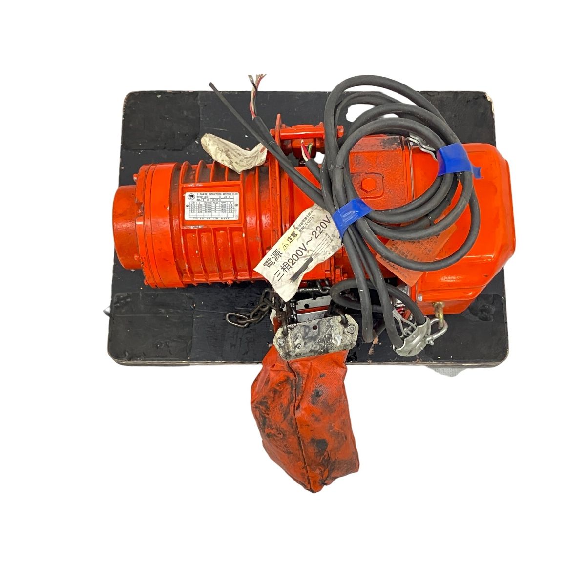 店頭受取 象印 ELEPHANT 三相200V 電動チェーンブロック 250kg 電動ホイスト 業務用 電動工具 ジャンク O10477511