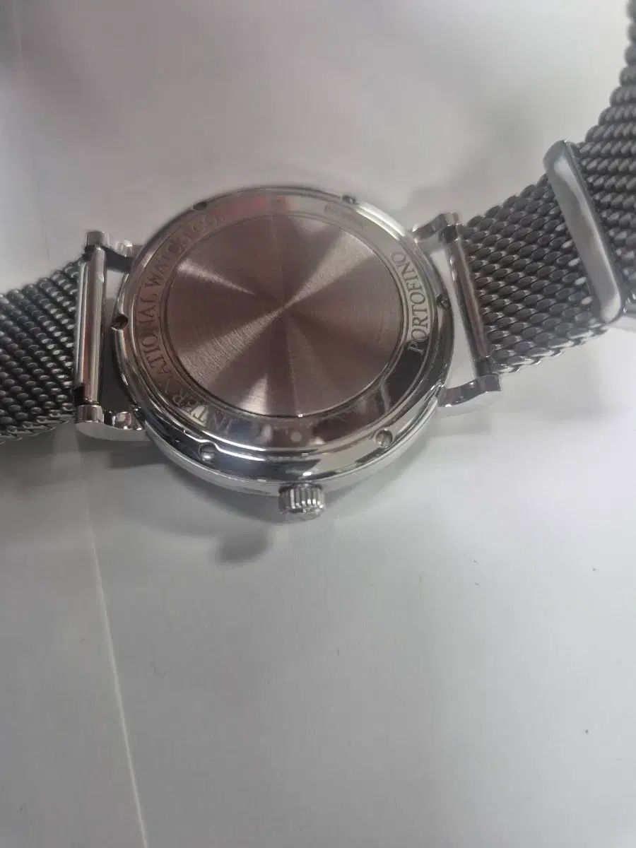  IWC ポルトフィーノ オートマティック 40 ブラック ROLEX オメガ IWC 柔らか素材 自動巻き時計 腕時計(アナログ)