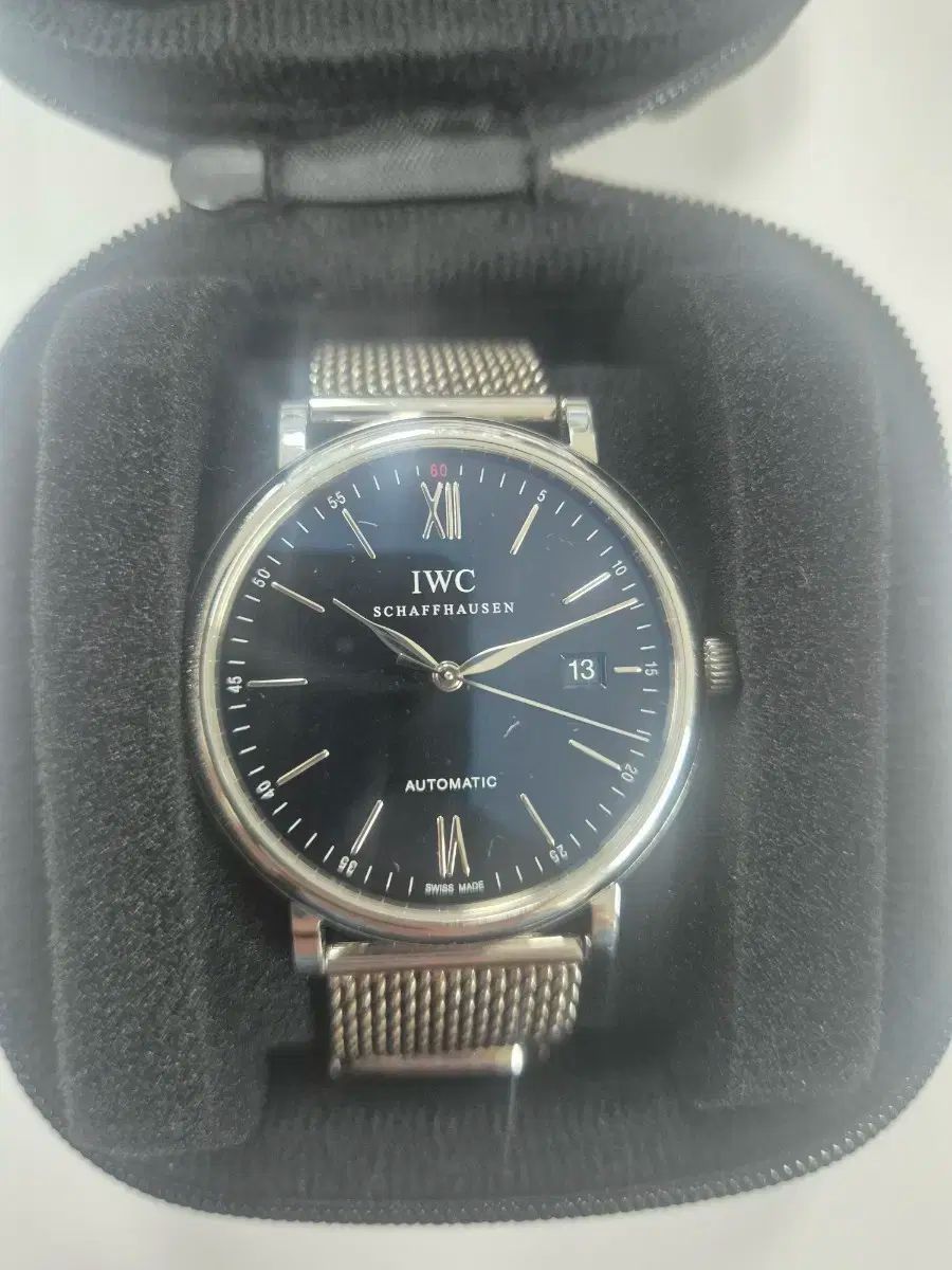 IWC ポルトフィーノ オートマティック 40 ブラック ROLEX オメガ IWC